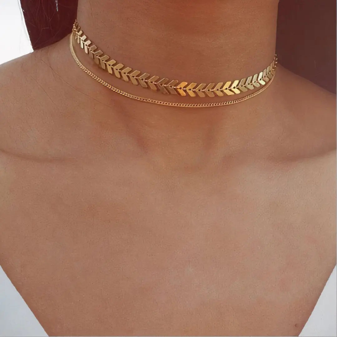 Two Strand Choker necklace