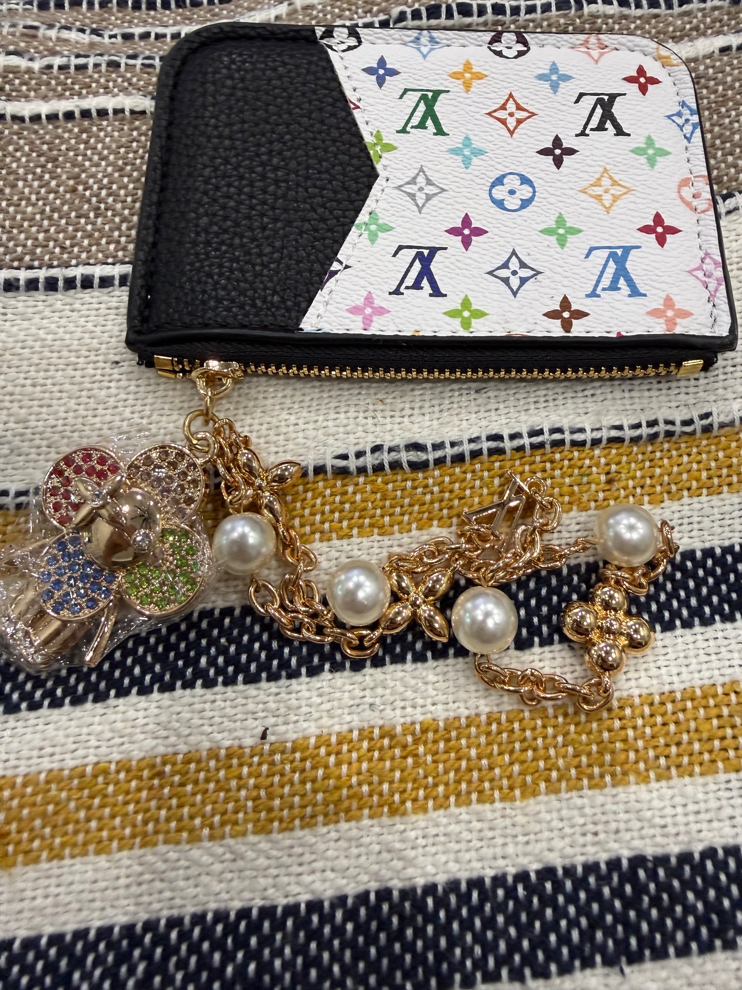 Key Ring and Wristlet Card Holder