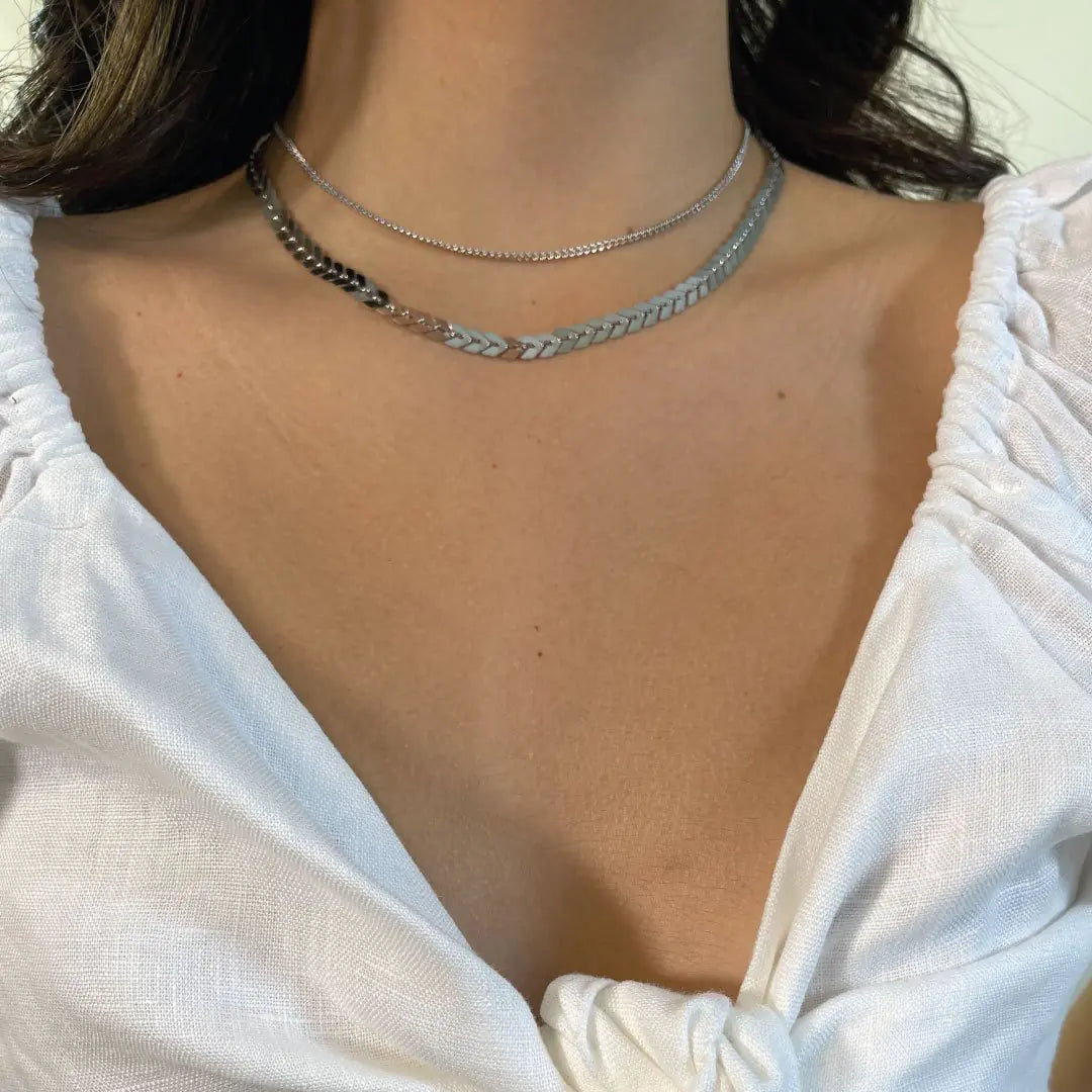 Two Strand Choker necklace