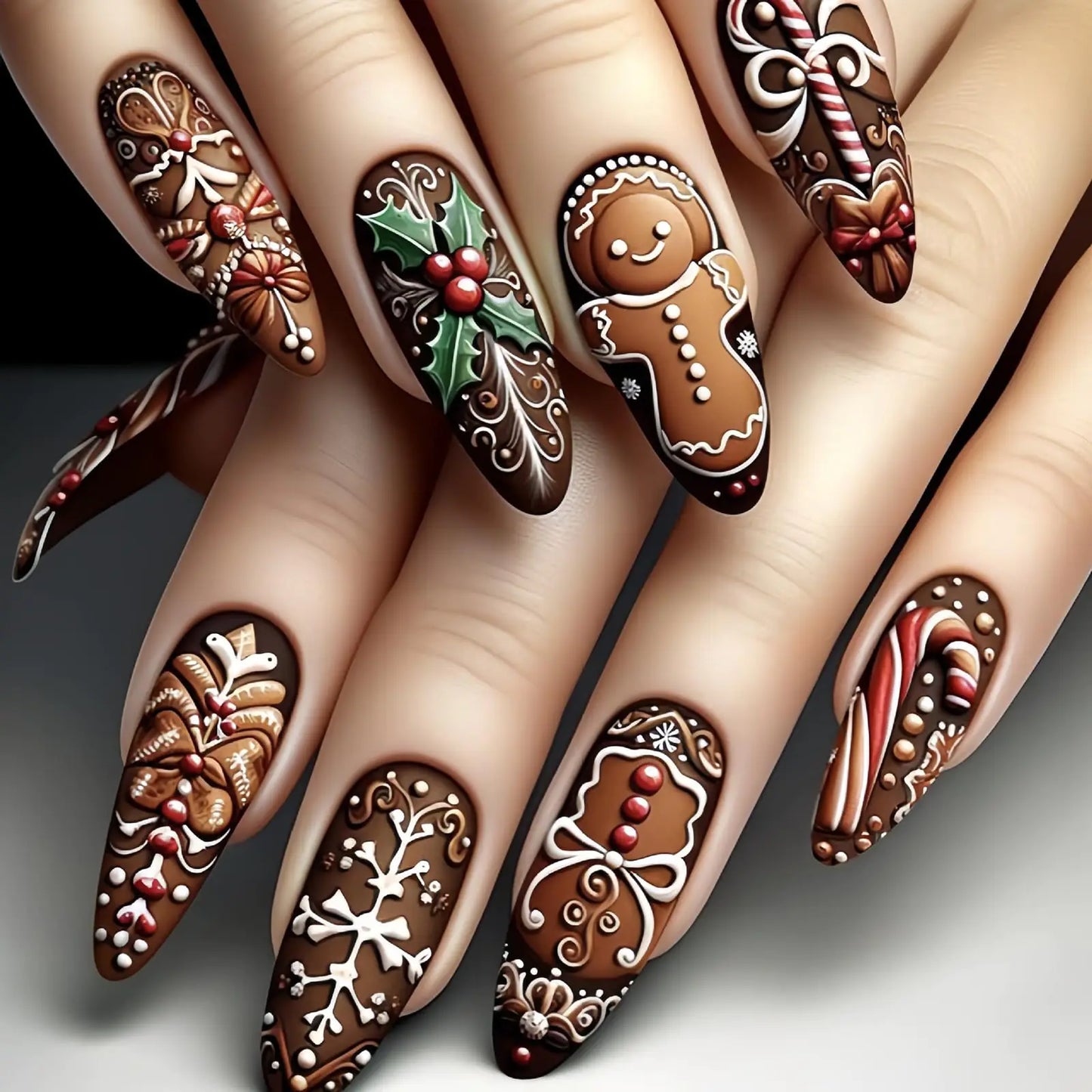 Christmas Press on Nails
