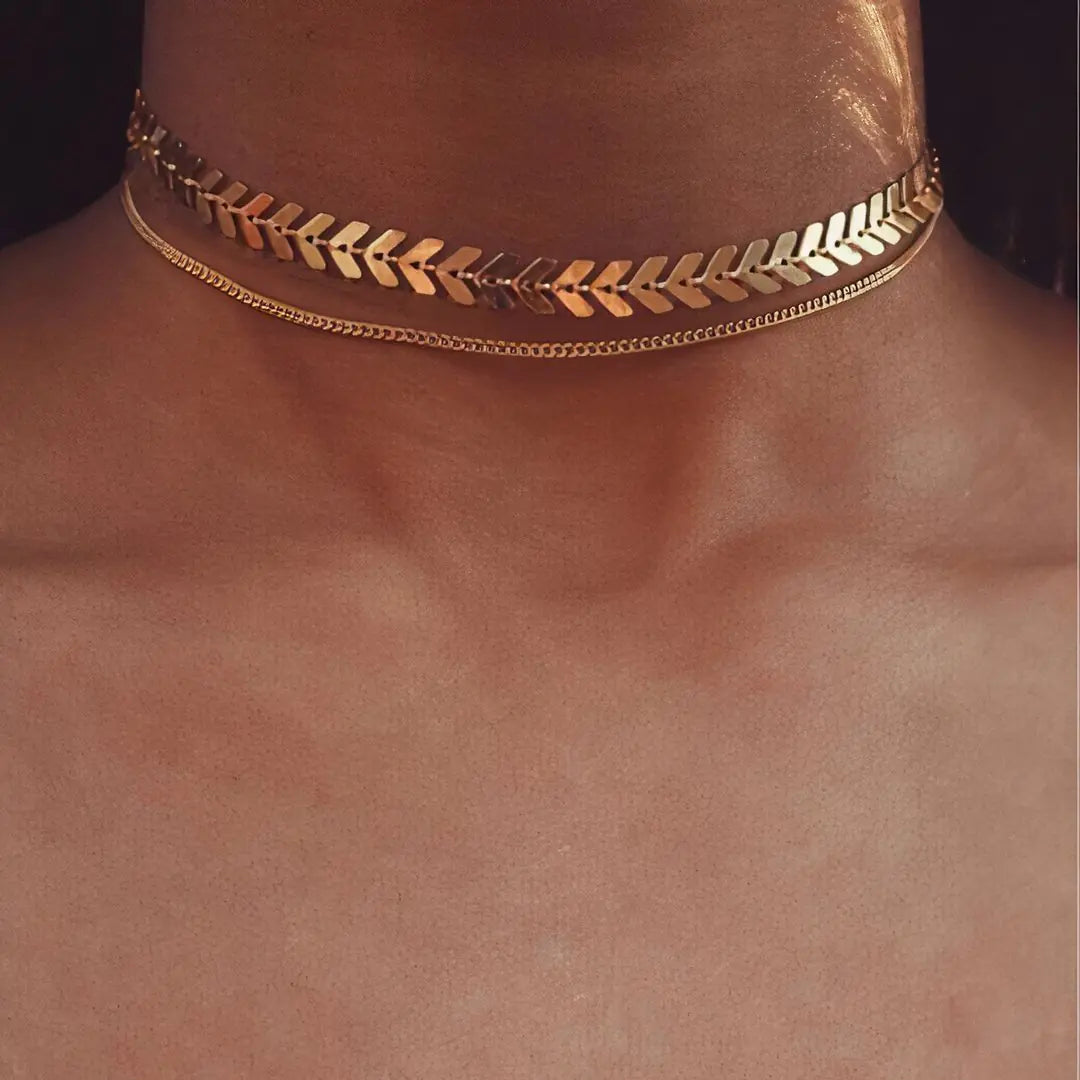 Two Strand Choker necklace